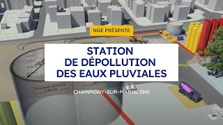 Station de Dépollution des Eaux Pluviales  ChampignySurMarne [upl. by Elamef42]