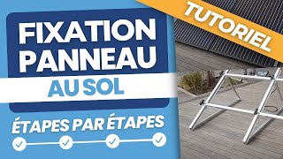 TUTO Comment installer un kit panneau solaire autoconsommation au sol [upl. by Cortie]