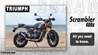 Scrambler 400x Triumph  Best Sub 500cc  Features and Specs  Trengine [upl. by Haskel]