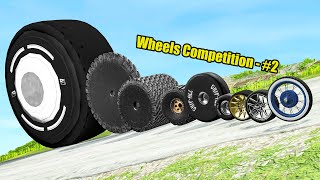 Wheels Competition 2  Who is better  Beamng drive [upl. by Stone]