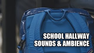 School Hallway Sounds 🏫 School Ambience [upl. by Ettener978]