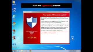 How to remove CryptoLocker Ransomware and Restore your files [upl. by Aronoel238]