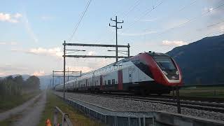 Bahnverkehr in Sargans am 15 amp 16 September 2020  Zwei Abende an der Strecke Sargans  Chur [upl. by Judsen]