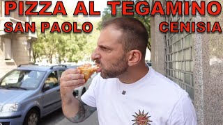 Pizza al tegamino SAN PAOLO e CENISIA a Torino [upl. by Azeria]