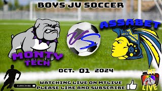 Boys JV Soccer Monty Tech vs Assabet 10 1 2024 [upl. by Oneida]