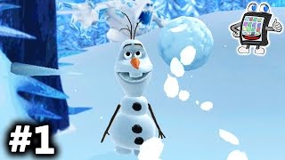 OLAFS ABENTEUER App deutsch  SCHNEEBALLSCHLACHT mit Frozen SCHNEEMANN [upl. by Annaj]