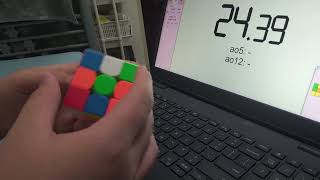 Day 1 to training CFOP method until get 20s below CFOP1 RubiksCube [upl. by Shaylah]