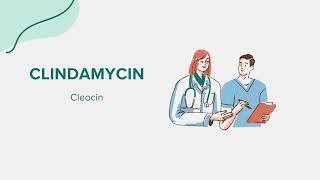 Clindamycin Cleocin  Drug Rx Information [upl. by Epuladaug]