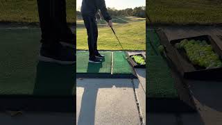 Amateur Hits Amazing Golf Shot How to Hit Your Irons Further and More Consistently Driving Range [upl. by Sonnnie]