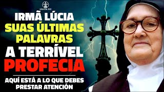 As últimas palavras da irmã Lúcia a terrível profecia de Fátima que perdura até os dias de hoje [upl. by Tullius567]