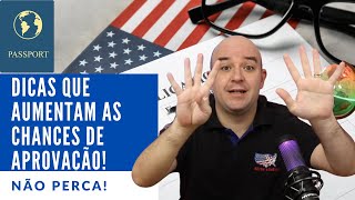 9 Dicas para a Entrevista do Visto Americano [upl. by Ylnevaeh]