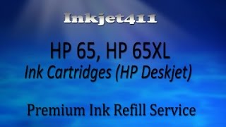 HP 65 65XL Ink Cartridges  HP Deskjet Printer Refill Service [upl. by Dore]