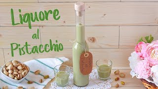 LIQUORE AL PISTACCHIO  ricetta facile e veloce  Lorenzo in cucina pistachio liqueur [upl. by Colston]