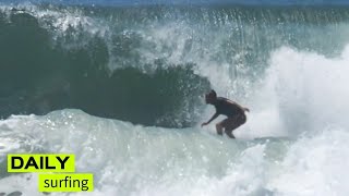 SURFING BALI INDONESIA  KERAMAS BEACH surfers beachsounds asmrbeach [upl. by Obla579]