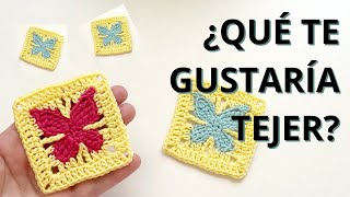 Crochet Mariposas Granny Square Tutorial [upl. by Nnylyrehc]