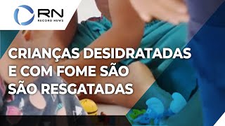 Sete crianças são encontradas presas e com fome no Amapá [upl. by Eiser]