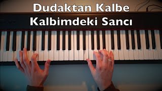 Dudaktan Kalbe  Kalbimdeki Sancı  Piano Tutorial Toygar Işıklı Dizi Müziği [upl. by Alick408]