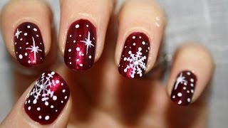 Christmas Nail Art Compilation [upl. by Hermon107]