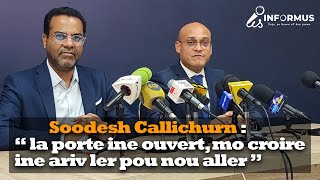 Les questions d’Informus au duo Soodesh CallychurnKavi Doolub [upl. by Mcgill]