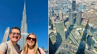 Sightseeing In Dubai Burj Khalifa  The TALLEST Building In The World [upl. by Haela]