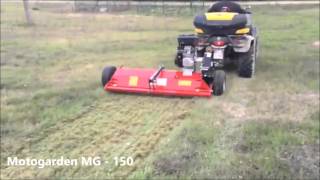 Kosiarka bijakowa flail mower Schlegelmulcher MG120 MG150 Quad ATV [upl. by Uziel]