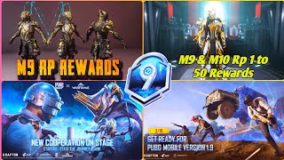 M9 Royale Pass 1 To 50 Rewards Leaks  M9 amp M10 1 to 50 Rp Leaks  19 Update Release Date PubgBGMI [upl. by Dyann222]