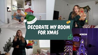 DECORATING MY ROOM FOR CHRISTMAS  2024 edition [upl. by Woodrow]