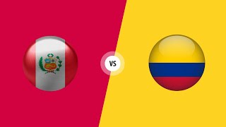 PERÚ vs COLOMBIA  SEMIFINAL CAMPEONATO SUDAMERICANO SUB 21 [upl. by Llenoil]