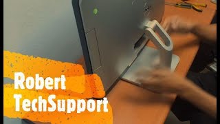 Cambiar disco duro All In One Optiplex 9010 parte 1 de 3 [upl. by Noevad]