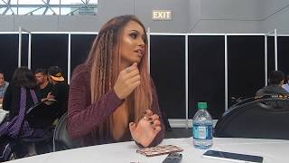 NYCC 2017 Vanessa Morgan of The Shanarra Chronicles [upl. by Beniamino]