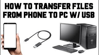 How To Transfer Files From Android to PC With USB Cable  Phone Not Connecting To Computer Via USB [upl. by Natalya]