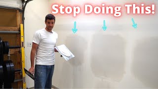 How to Mud Drywall THE WRONG WAY [upl. by Siloum]