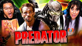 PREDATOR 1987 MOVIE REACTION FIRST TIME WATCHING Arnold Schwarzenegger  Full Movie Review [upl. by Gesner]