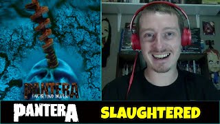 Pantera  Slaughtered  REACTION [upl. by Leumas842]