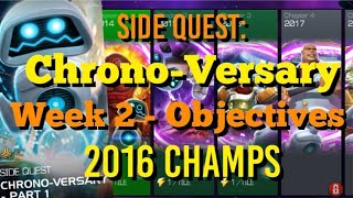 MCOC  NEW Side Quest ChronoVersary  Week 2 2016  Easy Objectives [upl. by Haelahk]