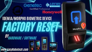 HOW TO DO  FACTORY RESET TO IDEMIAMORPHOBIO DEVICES  HARDWARE amp SOFTWARE idemia morpho reset [upl. by Enaelem]