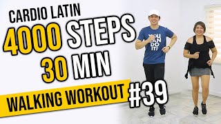 30 MIN CARDIO LATIN DANCE Workout with MOM • 4000 Steps • Walking Workout 39 • Keoni Tamayo [upl. by Onoitna553]