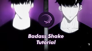 Badass Shake Tutorial  Alight motion [upl. by Nibor281]