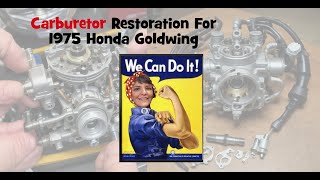 Restoring the Worlds First Superbike 1975 Honda Goldwing [upl. by Aokek521]