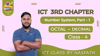 how to conversion octal to decimal Ict course class 4 [upl. by Eirrol986]