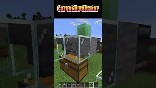 Carpet Duplicator in Minecraft 🪄  Quick Tutorial minecraftmeme minecraftshort redstone [upl. by Ciri]