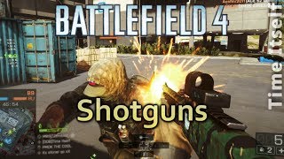 BF4  Shotguns Chokes and Shells Modified Full Duckbill Buckshot Flechette [upl. by Holtorf799]