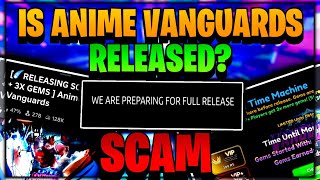 THESE SCAMS ARE GETTING OUT OF HAND ON ROBLOX  ANIME VANGUARDS SCAM [upl. by Zucker]