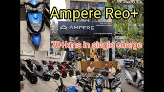 Ampere Reo Plus 70kmsCharge Electric Scooter In delhi [upl. by Ecela]