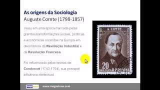 Sociologia  Augusto Comte megaalunocom [upl. by Carolina535]