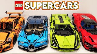 LEGO Technic 18 Scale Supercar Comparison [upl. by Calvano]