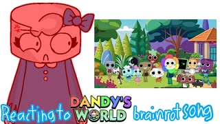 reacting to Dandys world brainrot song [upl. by Nirtiak]