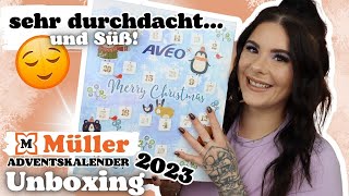 Durchdacht 😌 Müller AVEO Adventskalender 2023  UNBOXING [upl. by Iey]