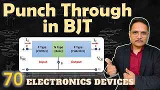 Punch Through in BJT Basics amp Example  Types of Breakdown in BJT  How to avoid Punch Through [upl. by Aihgn]