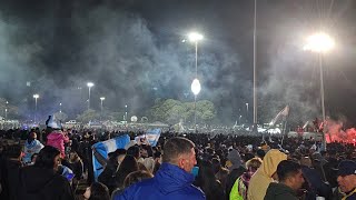 ARGENTINA CAMPEÓN 2024 FESTEJOS EN EL MONUMENTO A LA BANDERA [upl. by Rucker]